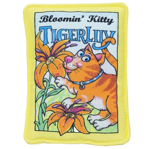 Fuzzu Bloomin Kitty Tiger Lily Seed Packet Cat Toy Online Sale