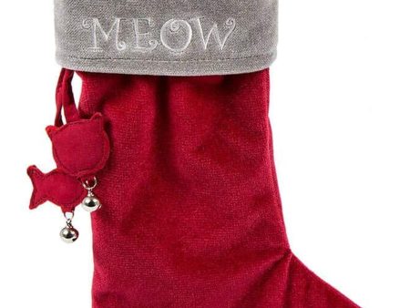 Hugglehounds Cat Xmas Stocking on Sale