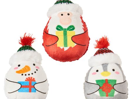 Ethical Pet Holiday Trio Catnip Toys Asst 4in. For Sale