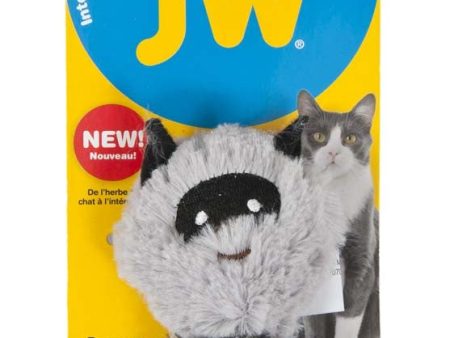 Jw Pet Cat Plush Catnip Skunk Grey Supply