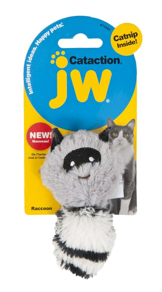 Jw Pet Cat Plush Catnip Skunk Grey Supply