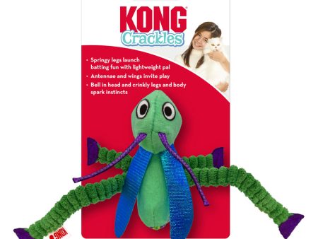 KONG Crackles Grasshopper Cat Toy 1ea One Size on Sale