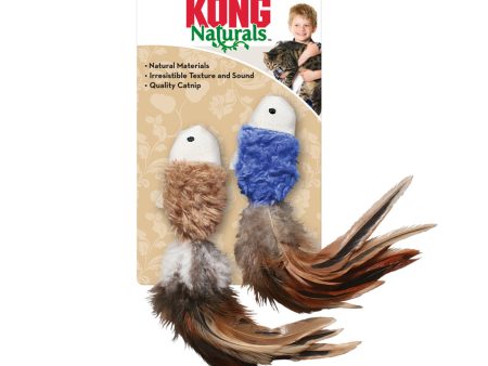 KONG Natural Crinkle Fish Catnip Toy Assorted 1ea One Size, 2 pk Discount