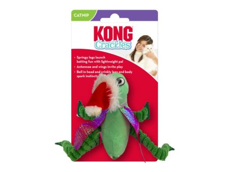 KONG Holiday Crackles Grasshopper Cat Toy 1ea One Size Online