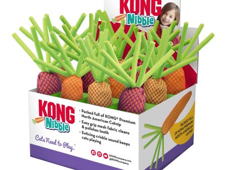 KONG Nibble Carrots Cat Toy Display 1ea 12Pc Online now