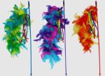 Multipet Cat Teaser Danglers with Feathers (Assorted) 20 inch on Sale