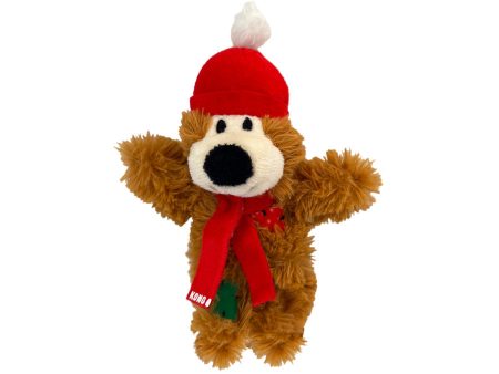 KONG Holiday Softies Bear Cat Toy Assorted, 1ea One Size Hot on Sale