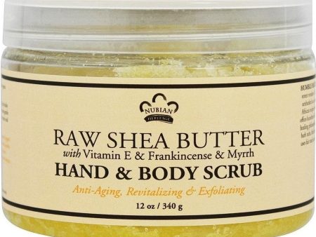 Nubian Heritage, Raw Shea & Frankincense Bath & Body Scrub, 12 oz For Discount