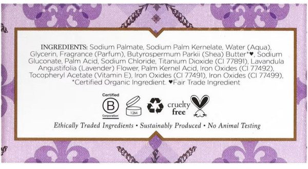 Nubian Heritage, Bar Soap Lavender & Wildflowers, 5 oz Online Sale