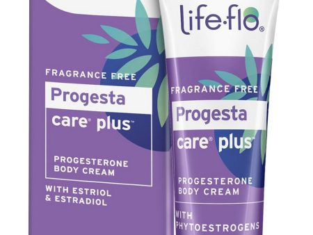 Life-flo, Progesta Care Plus, Fragrance free, 4 oz on Sale