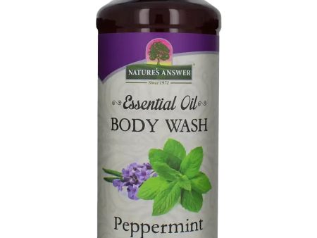 Nature s Answer, Essential Oil, Body Wash Peppermint, 16 fl oz Hot on Sale