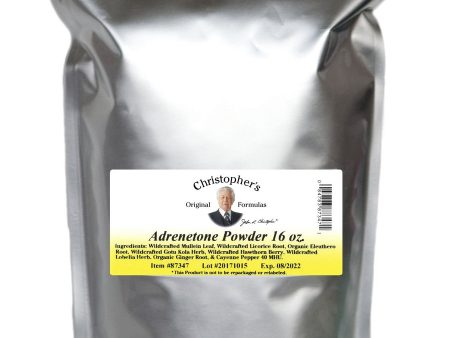 Christopher s Original Formulas, Adrenetone Powder, 16 oz on Sale