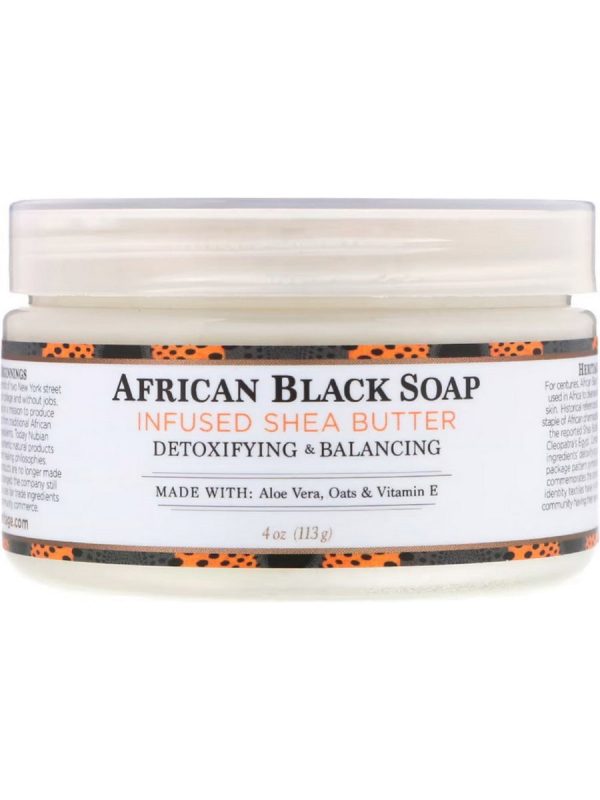 Nubian Heritage, African Black Soap Infused Shea Butter, 4 oz Hot on Sale