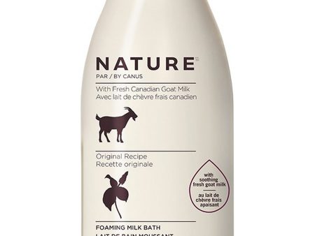 Nature by Canus, Foaming Milk Bath with Fresh Canadian Goat Milk, Original Recipe, 27.1 fl oz For Sale