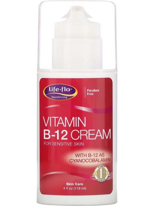 Life-flo, Vitamin B-12 Cream, 4 fl oz on Sale