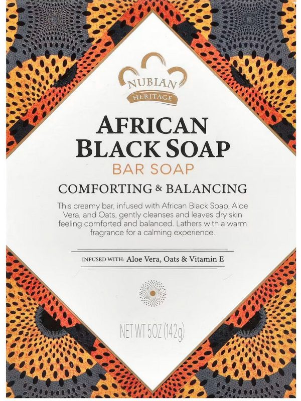 Nubian Heritage, African Black Bar Soap, 5 oz Online Sale