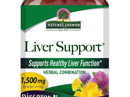 Nature s Answer, Liver Support, 1500mg, 90 Vegetarian Capsules Online Sale