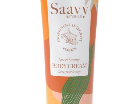 Saavy Naturals, Body Cream, Sweet Orange, 8.5 fl oz Cheap