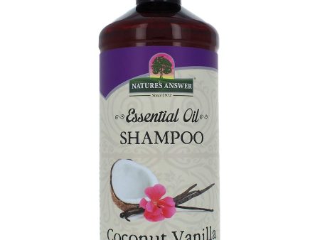 Nature s Answer, Essential Oil, Shampoo Coconut Vanilla, 16 fl oz For Cheap