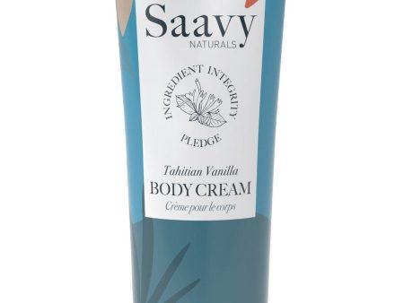 Saavy Naturals, Body Cream, Tahitian Vanilla, 8.5 fl oz Sale