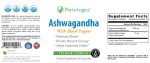 PhytoLogica, Ashwagandha, With Black Pepper, 60 Capsules For Discount