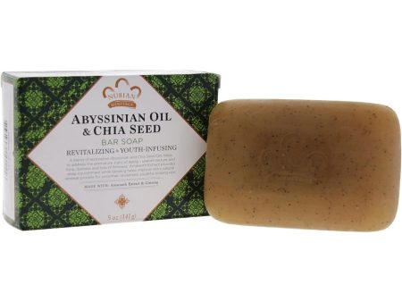 Nubian Heritage, Abyssinian Oil & Chia Seed Bar Soap, 5 oz For Sale