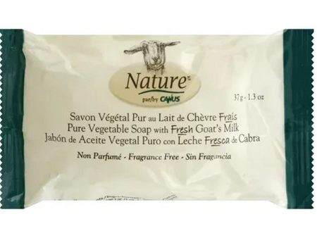 Nature by Canus, Pure Vegetable Soap with Fresh Goat s Milk, Fragrance Free, 1.3 oz Supply