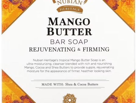 Nubian Heritage, Bar Soap Mango Butter, 5 oz For Cheap