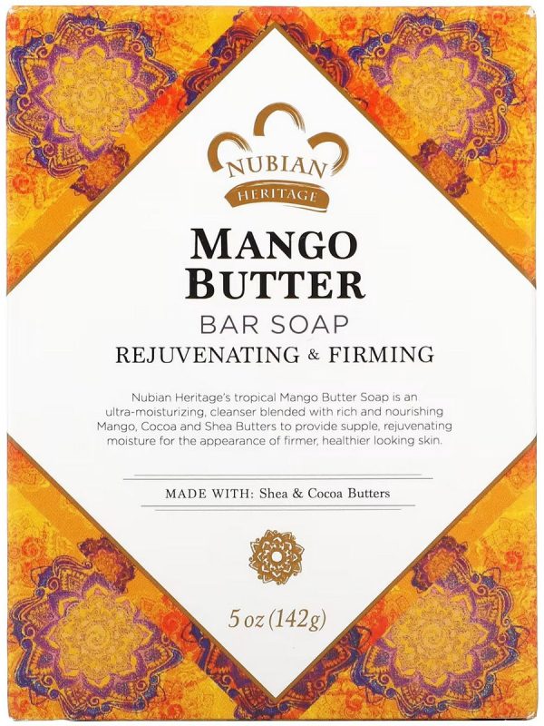 Nubian Heritage, Bar Soap Mango Butter, 5 oz For Cheap