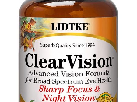 Lidtke, Clear Vision, 60 Vegan Capsules Online Hot Sale