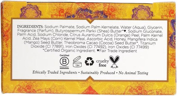 Nubian Heritage, Bar Soap Mango Butter, 5 oz For Cheap