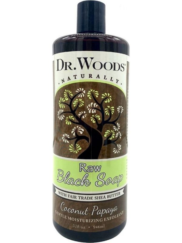 Dr. Woods, Black soap with Coconut Papaya, 32 fl oz For Discount