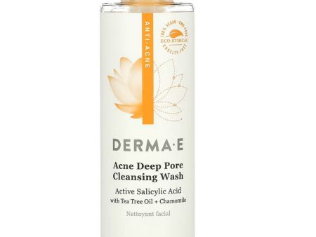 DERMA E, Acne Deep Pore Cleansing Wash, 6 fl oz Sale