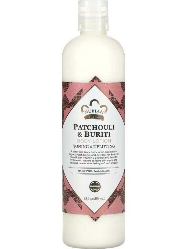 Nubian Heritage, Body Lotion Patchouli & Buriti Lotion, 13 oz Online now