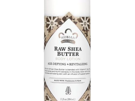 Nubian Heritage, Body Lotion Raw Shea Butter, 13 oz Discount