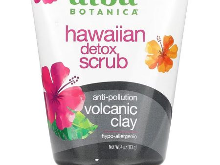 Alba Botanica, Hawaiian Detox Scrub, Anti-Pollution Volcanic Clay, 4 oz Fashion