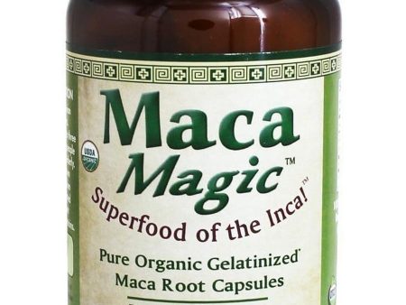 Maca Magic, Pure Organic Gelatinized Maca Root Capsules, 600 mg, 200 Capsules For Sale