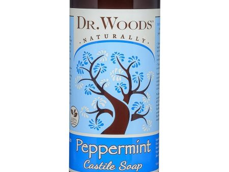 Dr. Woods, Castile Soap Liquid Peppermint with Shea Butter, 16 fl oz on Sale