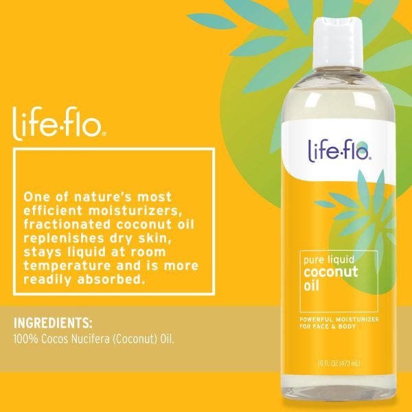 Life-flo, Pure Liquid Coconut Oil, 16 fl oz Supply