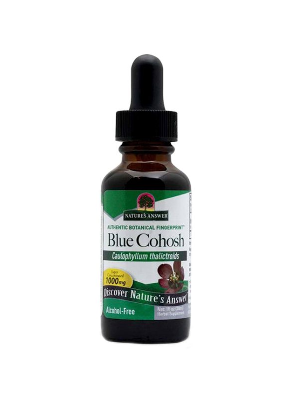 Nature s Answer, Blue Cohosh Alcohol Free Extract, 1 oz Hot on Sale