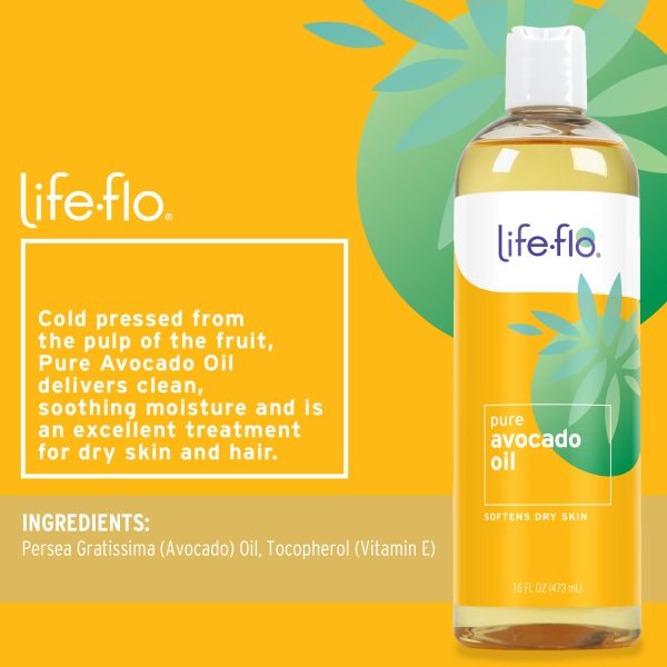 Life-flo, Pure Avocado Oil, 16 fl oz Supply