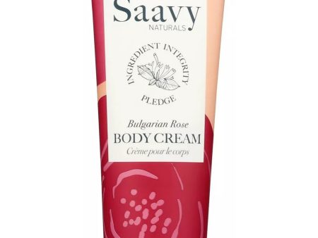 Saavy Naturals, Body Cream, Bulgarian Rose, 8.5 fl oz For Discount