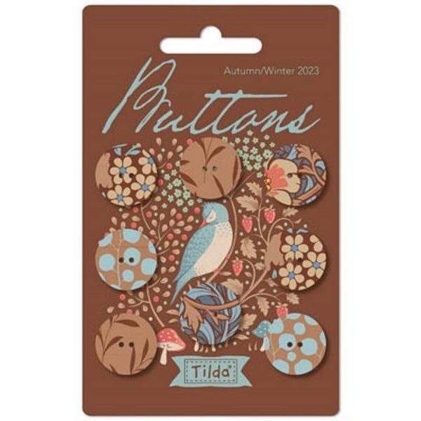 Hibernation by Tilda Fabrics - Buttons 8pc 400058 18mm Online Sale