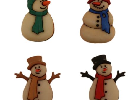 Buttons Galore Buttons - Christmas Collection Old Fashioned Snowmen 4791 on Sale