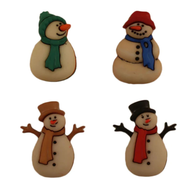 Buttons Galore Buttons - Christmas Collection Old Fashioned Snowmen 4791 on Sale