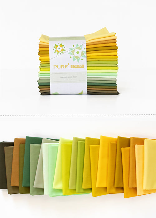 Art Gallery Pure Solids Fat Quarter Pack - Sprouting Edition CB-PFQ501 Hot on Sale