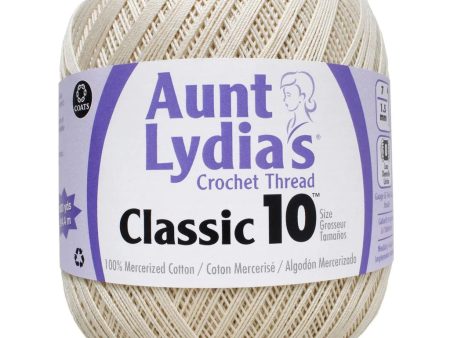 Aunt Lydia s Crochet Thread Classic 10 - Natural Online Hot Sale