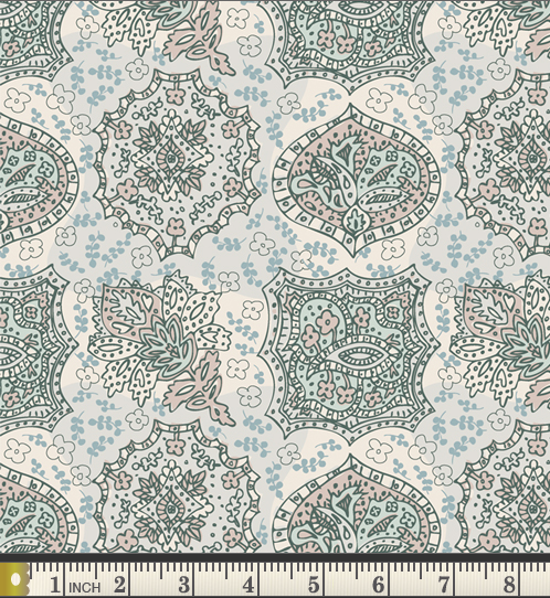 Art Gallery Fabric - Shine on - 70911 Paisley Clouds on Sale