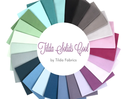 Basics by Tilda Fabrics - Solid FQ pack 25pcs 300180 Cool Online Hot Sale