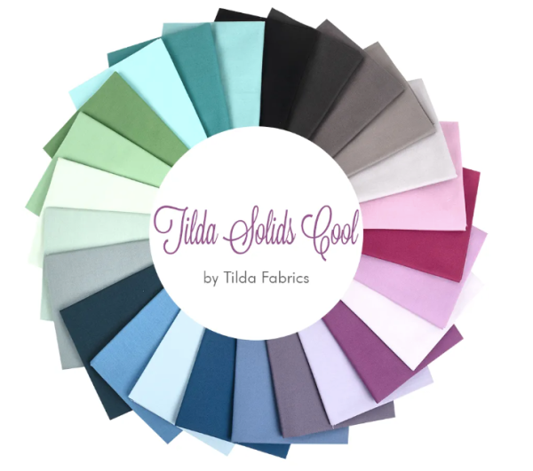 Basics by Tilda Fabrics - Solid FQ pack 25pcs 300180 Cool Online Hot Sale